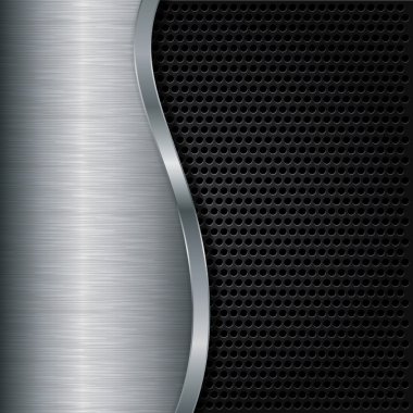 Metalik arka plan, vektör çizim
