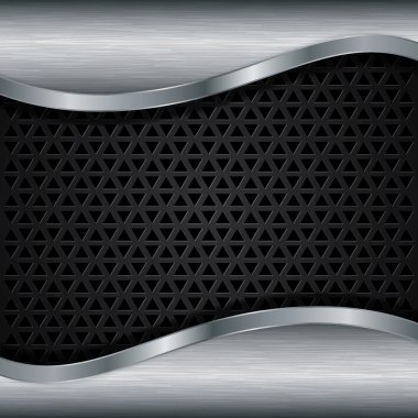 Metalik arka plan, vektör çizim