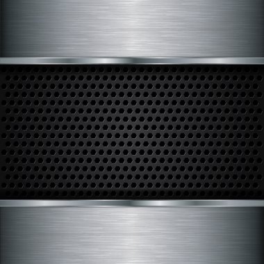 Metalik arka plan, vektör çizim