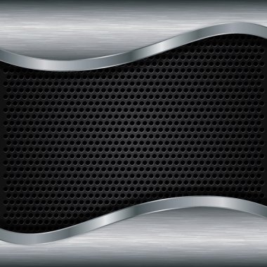Metalik arka plan, vektör çizim