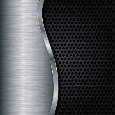 Metalik arka plan, vektör çizim