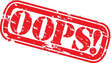 Grunge oops pencere boyutu, vektör çizim