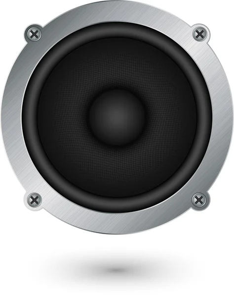 Audio speaker app icon, vector illustration — Stock Vector