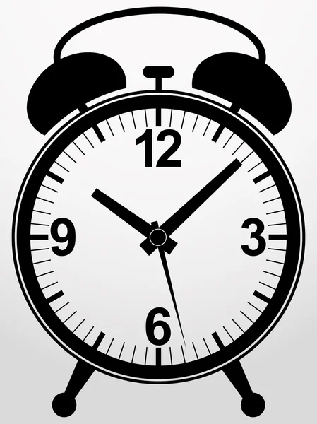 Despertador icono de la aplicación reloj, vector de ilustración — Archivo Imágenes Vectoriales