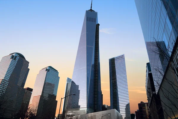 Sonnenuntergang in New York City — Stockfoto