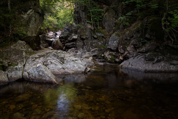 Trail Lonesome Lake White Mountains New Hampshire — Stock fotografie