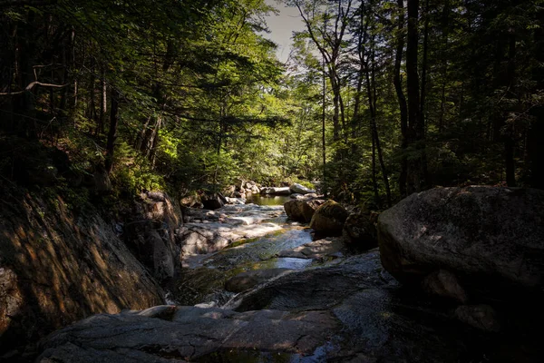 Cesta Osamělému Jezeru Bílé Hory New Hampshire — Stock fotografie