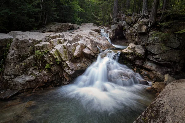 Trail Lonesome Lake White Mountains New Hampshire — Stock fotografie