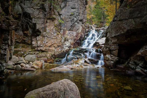 Vodopády New Hampshire Podzimní Sezóně — Stock fotografie
