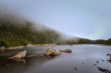 Lonesome Lake in Fall Season