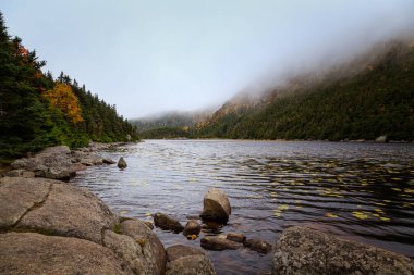 Lonesome Lake in Fall Season