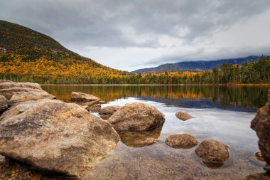 Lonesome Lake in Fall Season