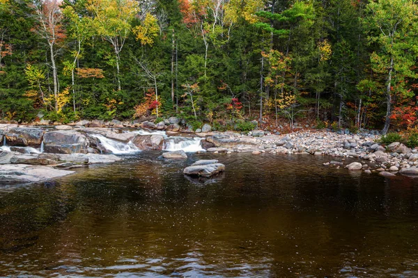 Vodopády New Hampshire Podzimní Sezóně — Stock fotografie