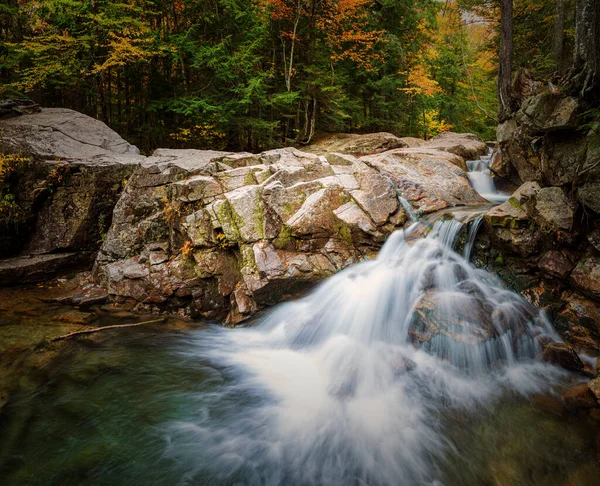 Waterfalls New Hampshire Fall Season — Stock Photo, Image