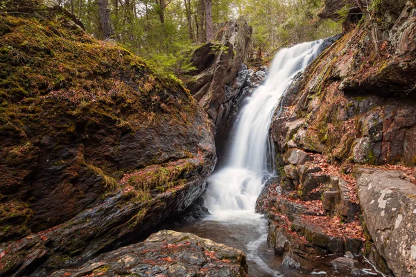 Vodopády Západního Massachusetts Podzim — Stock fotografie