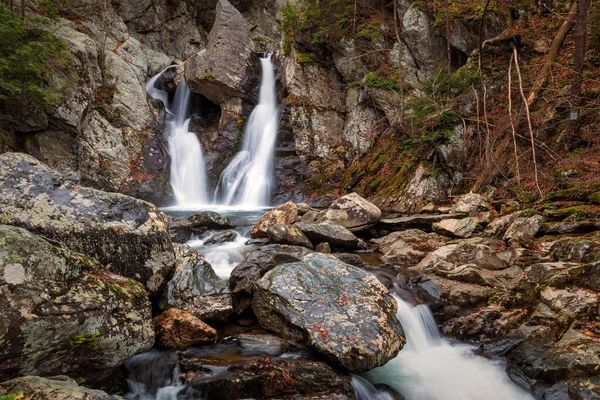 Vodopády Západního Massachusetts Podzim — Stock fotografie