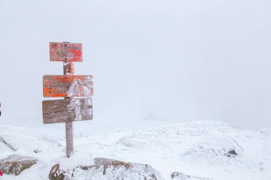 Beyaz Dağlar, New Hampshire 'da kış