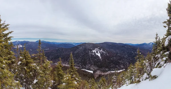 Vintern Vita Bergen New Hampshire — Stockfoto