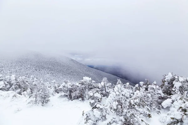 Зима Белых Горах Нью Гэмпшира — стоковое фото