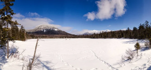 Beyaz Dağlar New Hampshire Kış — Stok fotoğraf