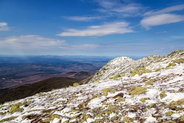 Szlak Franconia Ridge Białych Górach New Hampshire — Zdjęcie stockowe