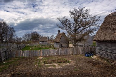Plymouth Massachusetts 'teki Pilgrim Köyü
