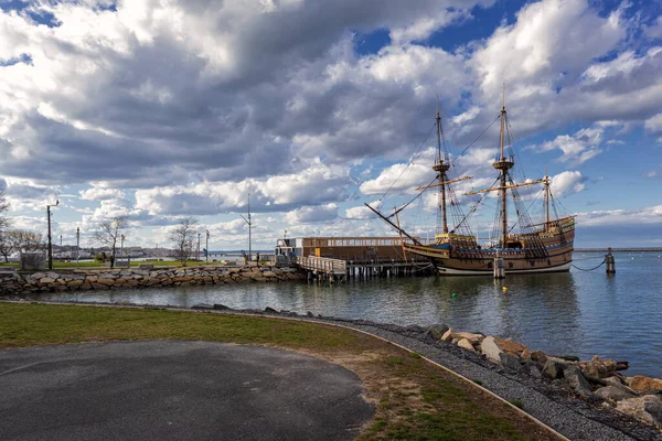 Plymouth Massachusetts Deki Mayflower — Stok fotoğraf