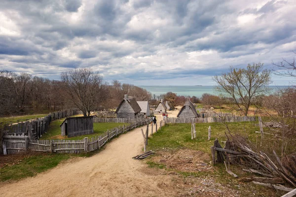 Pilgrim Village Plymouth Massachusetts — Fotografia de Stock