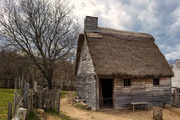 Pilgrim Village Plymouth Massachusetts — Fotografia de Stock