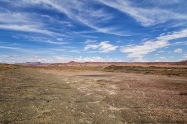Arizona Çölü 'nün kartpostalı.