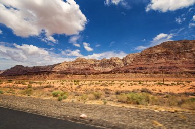 Arizona Çölü 'nün kartpostalı.
