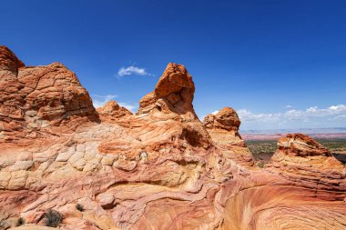 Coyote Buttes, Utah 'taki Kaya oluşumları