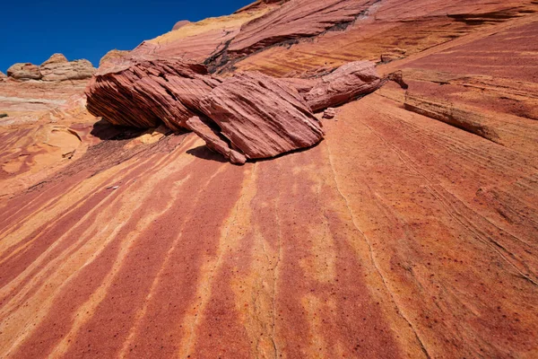 Σχηματισμοί Βράχων Στο Coyote Buttes Γιούτα — Φωτογραφία Αρχείου