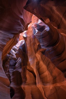 Arizona 'daki Yukarı Antilop Kanyonu.