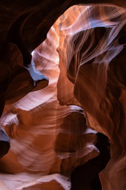 Arizona 'daki Yukarı Antilop Kanyonu.