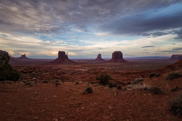 Pôr Sol Arizona — Fotografia de Stock