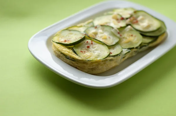 Omelette di zucchine — Foto Stock