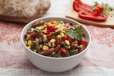 salata fasulye ve Mısır