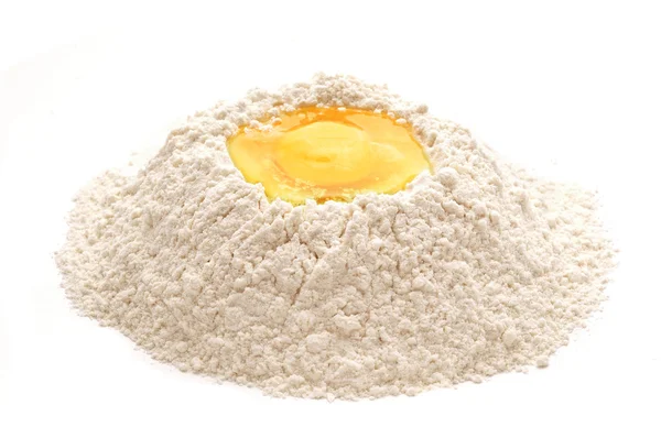 Egg and flour — Stock Photo, Image