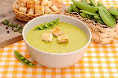 yeşil sebze çorbası