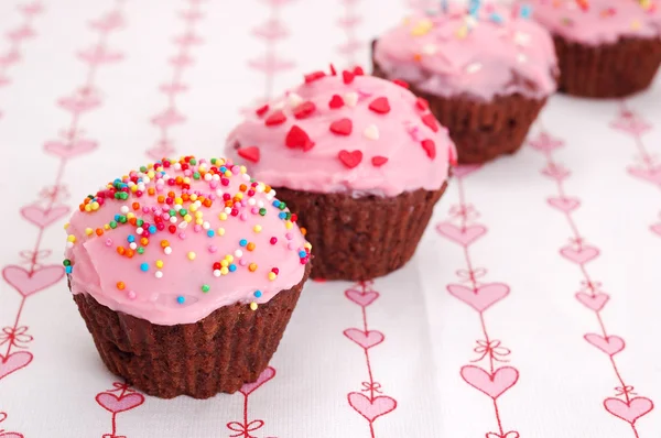 Schokoladen-Cupcakes — Stockfoto