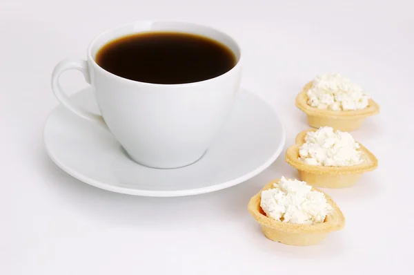 Coffee and appetizer — Stock Photo, Image