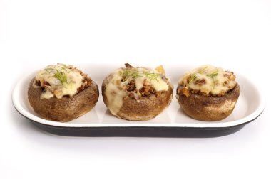 Doldurulmuş mantar.