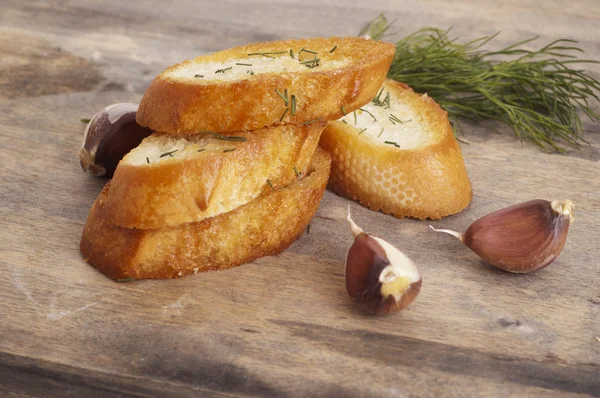 Pan de ajo — Foto de Stock