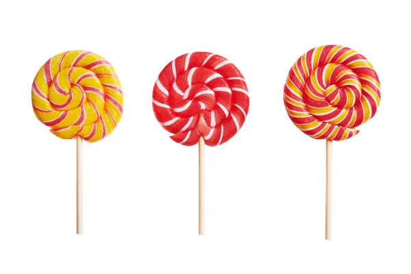 Kleurrijke lollipop op stick — Stockfoto