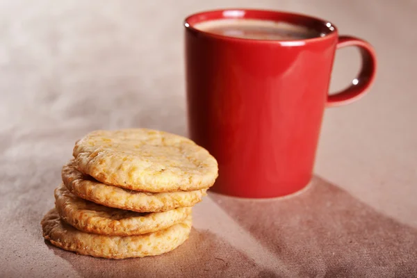 Zak van zelfgemaakte cookies — Stockfoto