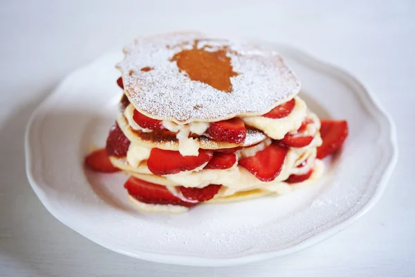 Homemade pancakes — Stock Photo, Image