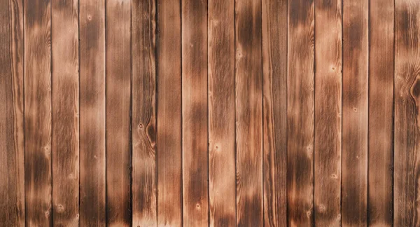 Fondo de textura de tabla de madera marrón. vista superior. — Foto de Stock