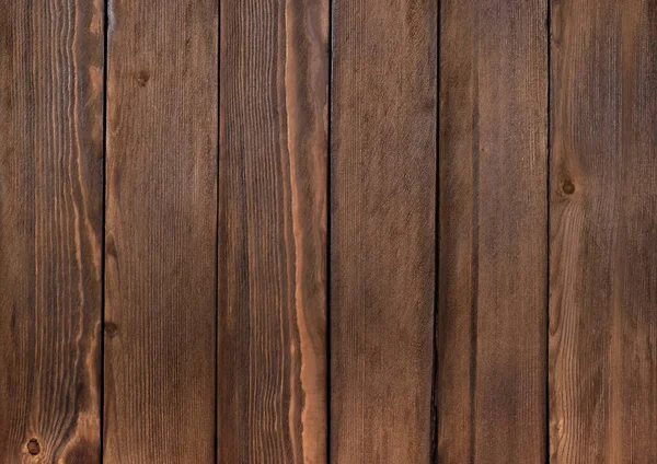 Painted Wooden Boards Brown Wood Textured Background — Stock Photo, Image