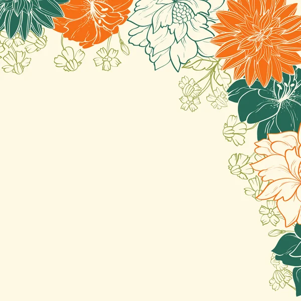 Fundo floral —  Vetores de Stock